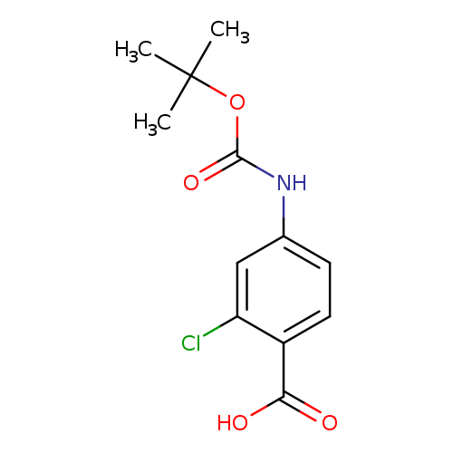 Benzoic acid, 2-chloro-4-[[(1,1-dimethylethoxy)carbonyl]amino]-