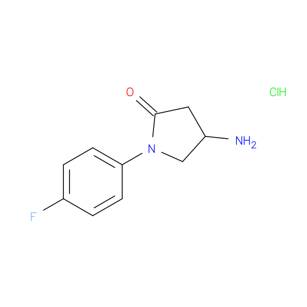 4-Amino-1-(4-fluorophenyl)pyrrolidin-2-one hydrochloride