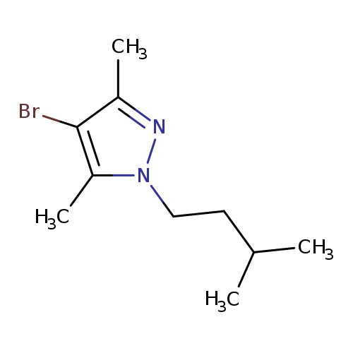 4-Bromo-3,5-dimethyl-1-(3-methylbutyl)-1h-pyrazole
