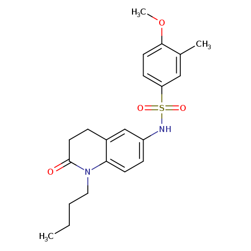 N-(1-butyl-2-oxo-1,2,3,4-tetrahydroquinolin-6-yl)-4-methoxy-3-methylbenzene-1-sulfonamide