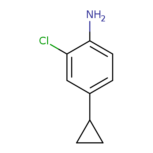 Benzenamine, 2-chloro-4-cyclopropyl-