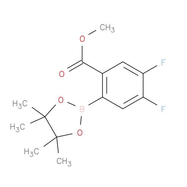 4,5-Difluoro-2-(methoxycarbonyl)phenylboronic acid pinacol ester