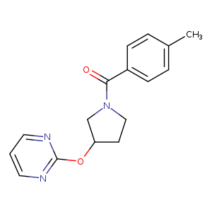 2-{[1-(4-methylbenzoyl)pyrrolidin-3-yl]oxy}pyrimidine