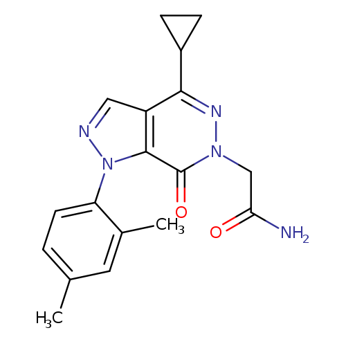 2-[4-cyclopropyl-1-(2,4-dimethylphenyl)-7-oxo-1H,6H,7H-pyrazolo[3,4-d]pyridazin-6-yl]acetamide