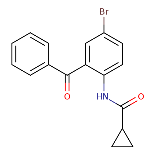 N-(2-benzoyl-4-bromophenyl)cyclopropanecarboxamide