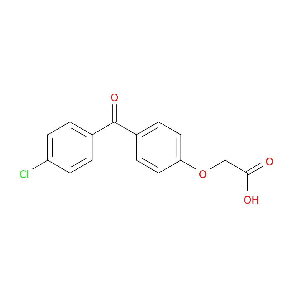 2-[4-(4-chlorobenzoyl)phenoxy]acetic acid