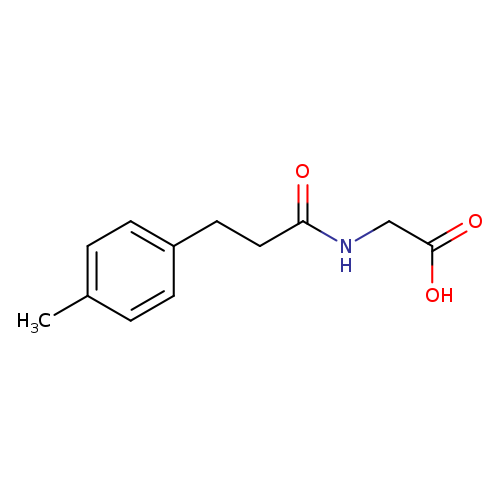 2-[3-(4-methylphenyl)propanamido]acetic acid
