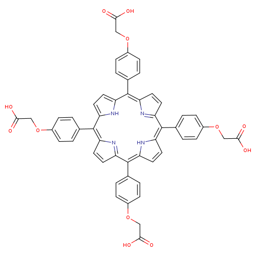 Acetic acid, 2,2',2'',2'''-[21H,23H-porphine-5,10,15,20-tetrayltetrakis(4,1-phenyleneoxy)]tetrakis-
