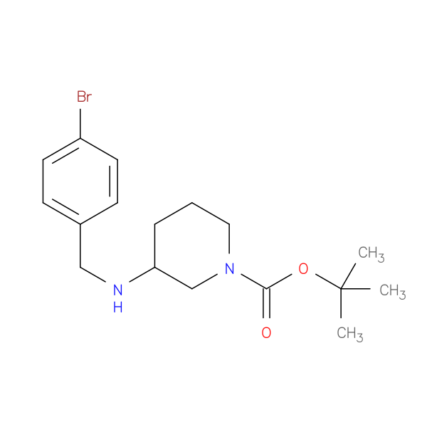 tert-Butyl 3-((4-bromobenzyl)amino)piperidine-1-carboxylate