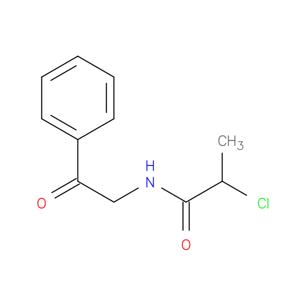 2-chloro-N-(2-oxo-2-phenylethyl)propanamide