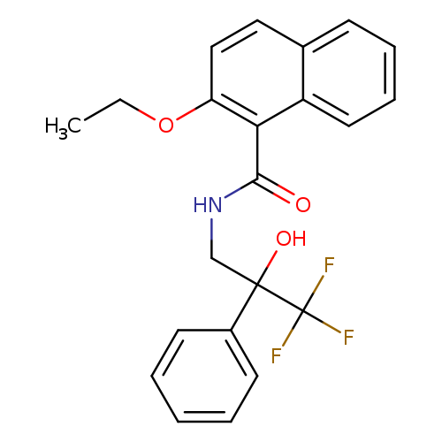 2-ethoxy-N-(3,3,3-trifluoro-2-hydroxy-2-phenylpropyl)naphthalene-1-carboxamide