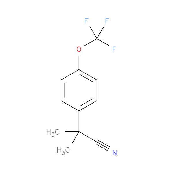 2-methyl-2-[4-(trifluoromethoxy)phenyl]propanenitrile