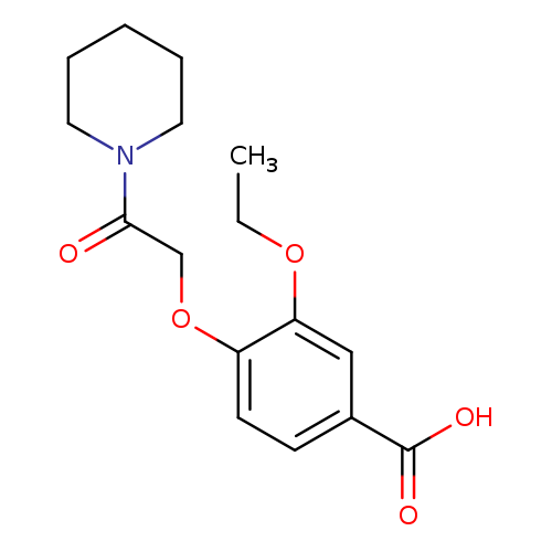 3-Ethoxy-4-(2-oxo-2-(piperidin-1-yl)ethoxy)benzoic acid