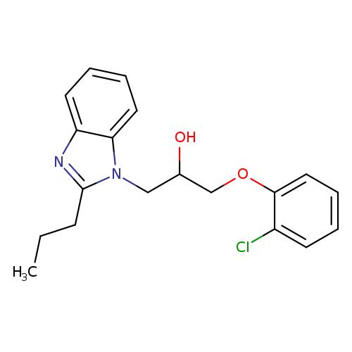 1-(2-chlorophenoxy)-3-(2-propyl-1H-1,3-benzodiazol-1-yl)propan-2-ol