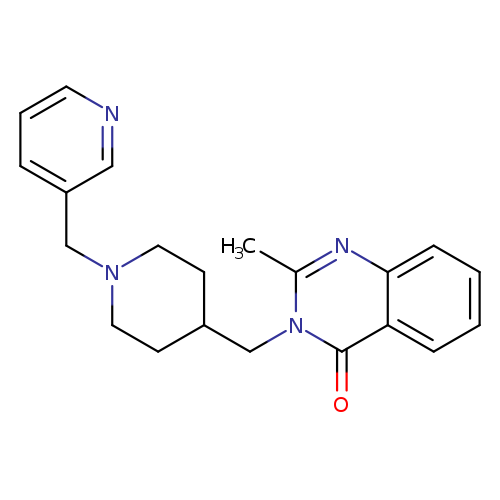2-methyl-3-({1-[(pyridin-3-yl)methyl]piperidin-4-yl}methyl)-3,4-dihydroquinazolin-4-one
