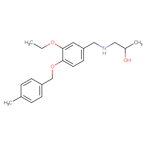 1-({3-ethoxy-4-[(4-methylbenzyl)oxy]benzyl}amino)-2-propanol