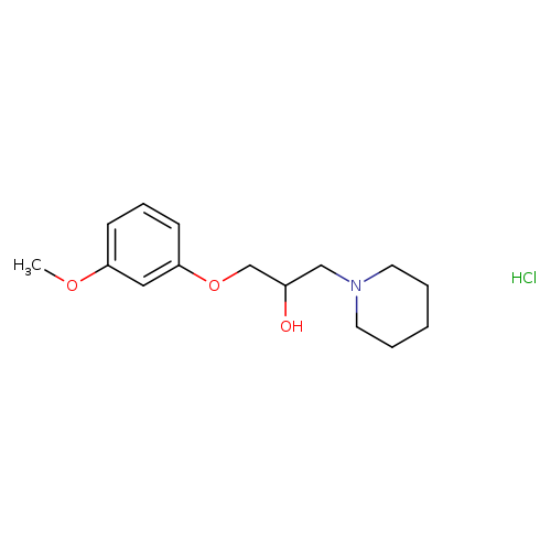 1-(3-METHOXYPHENOXY)-3-PIPERIDIN-1-YLPROPAN-2-OL HYDROCHLORIDE