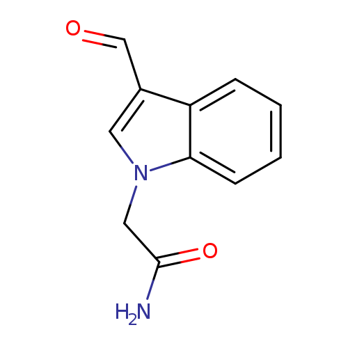 2-(3-Formyl-1h-indol-1-yl)acetamide