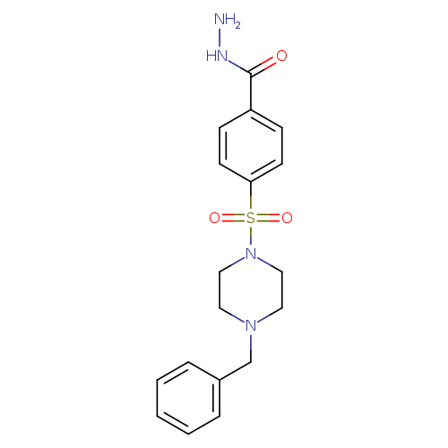 4-[(4-Benzylpiperazin-1-yl)sulfonyl]benzohydrazide