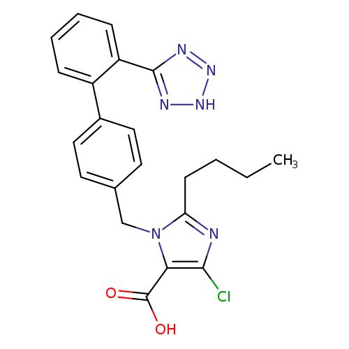 1H-Imidazole-5-carboxylicacid, 2-butyl-4-chloro-1-[[2'-(2H-tetrazol-5-yl)[1,1'-biphenyl]-4-yl]methyl]-