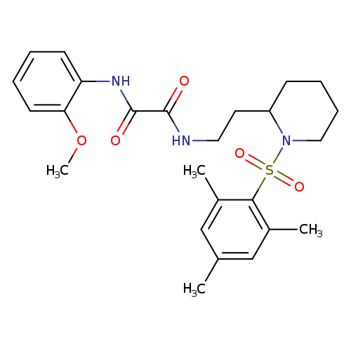N'-(2-methoxyphenyl)-N-{2-[1-(2,4,6-trimethylbenzenesulfonyl)piperidin-2-yl]ethyl}ethanediamide