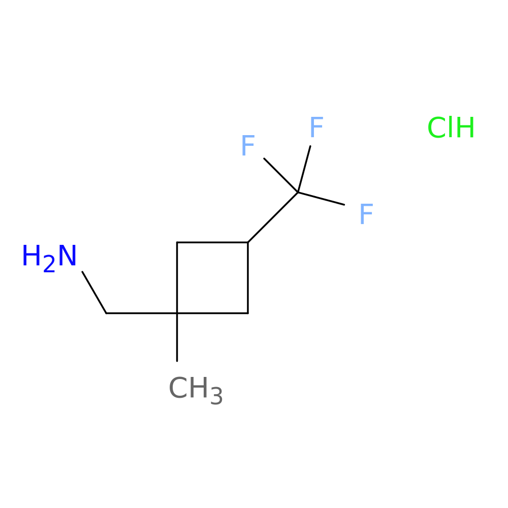 1-[1-methyl-3-(trifluoromethyl)cyclobutyl]methanamine hydrochloride