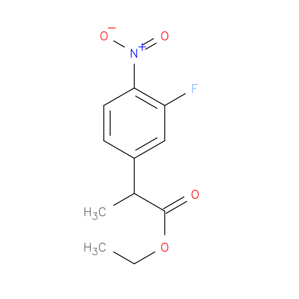 Ethyl 2-(3-fluoro-4-nitrophenyl)propanoate
