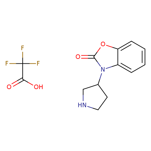 3-(pyrrolidin-3-yl)-2,3-dihydro-1,3-benzoxazol-2-one trifluoroacetic acid