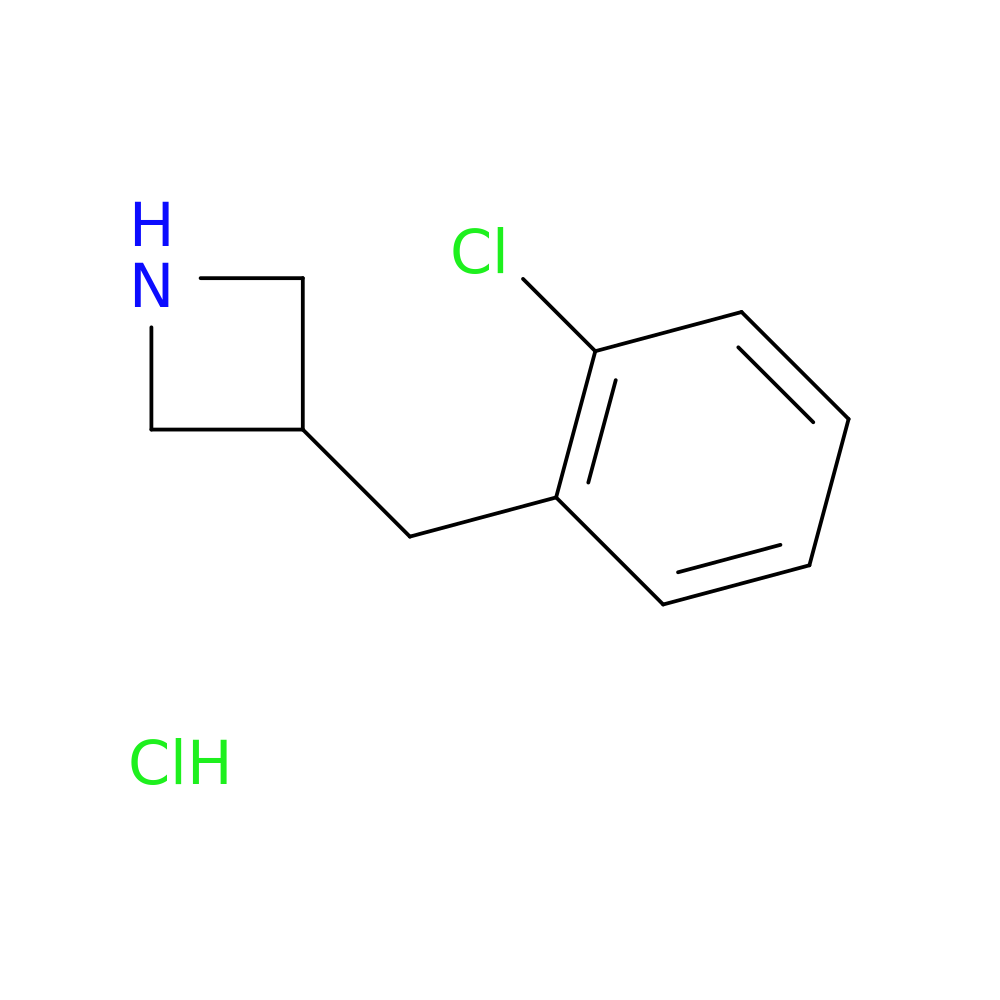 3-[(2-chlorophenyl)methyl]azetidine hydrochloride
