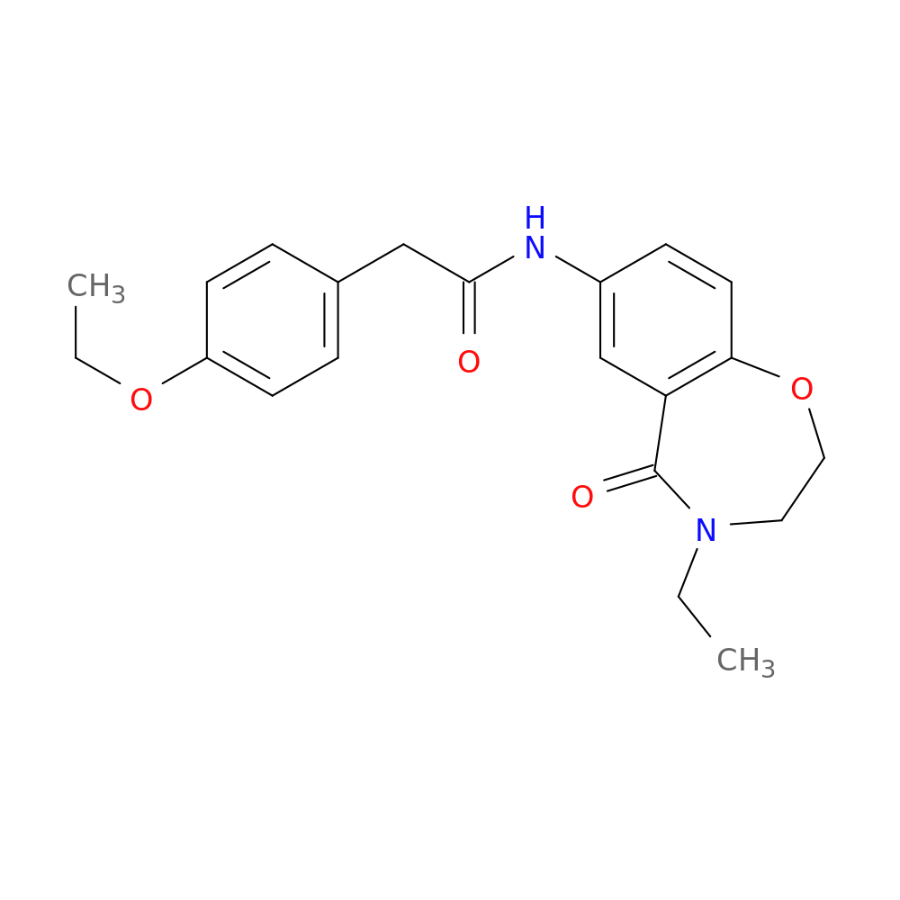 2-(4-ethoxyphenyl)-N-(4-ethyl-5-oxo-2,3,4,5-tetrahydro-1,4-benzoxazepin-7-yl)acetamide