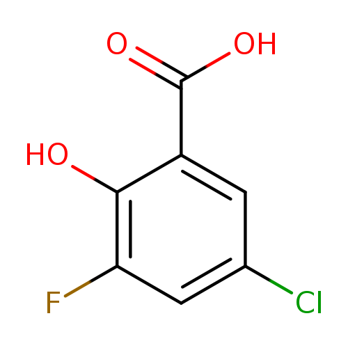 Benzoic acid, 5-chloro-3-fluoro-2-hydroxy-