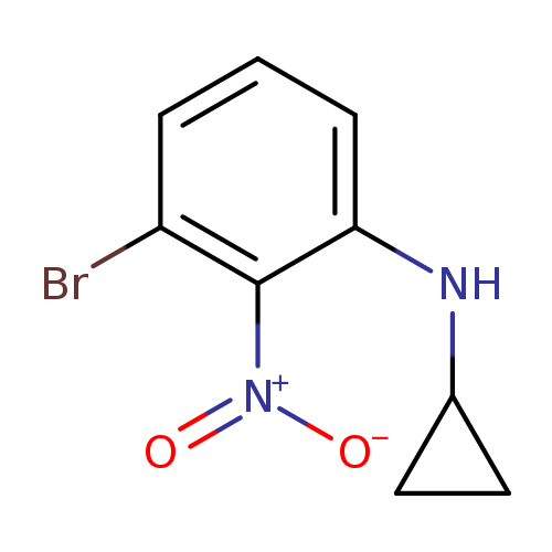 2-Bromo-6-(cyclopropylamino)nitrobenzene