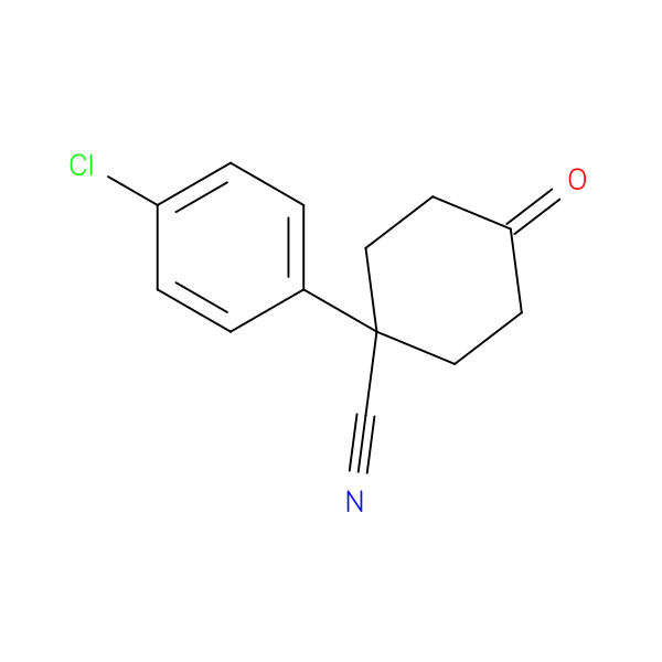 1-(4-Chlorophenyl)-4-oxocyclohexanecarbonitrile