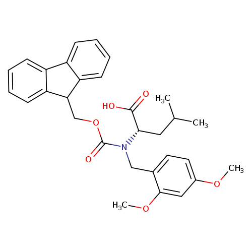 N-​[(2,​4-​Dimethoxyphenyl)​methyl]​-​N-​[(9H-​fluoren-​9-​ylmethoxy)​carbonyl]​-​L-​leucine