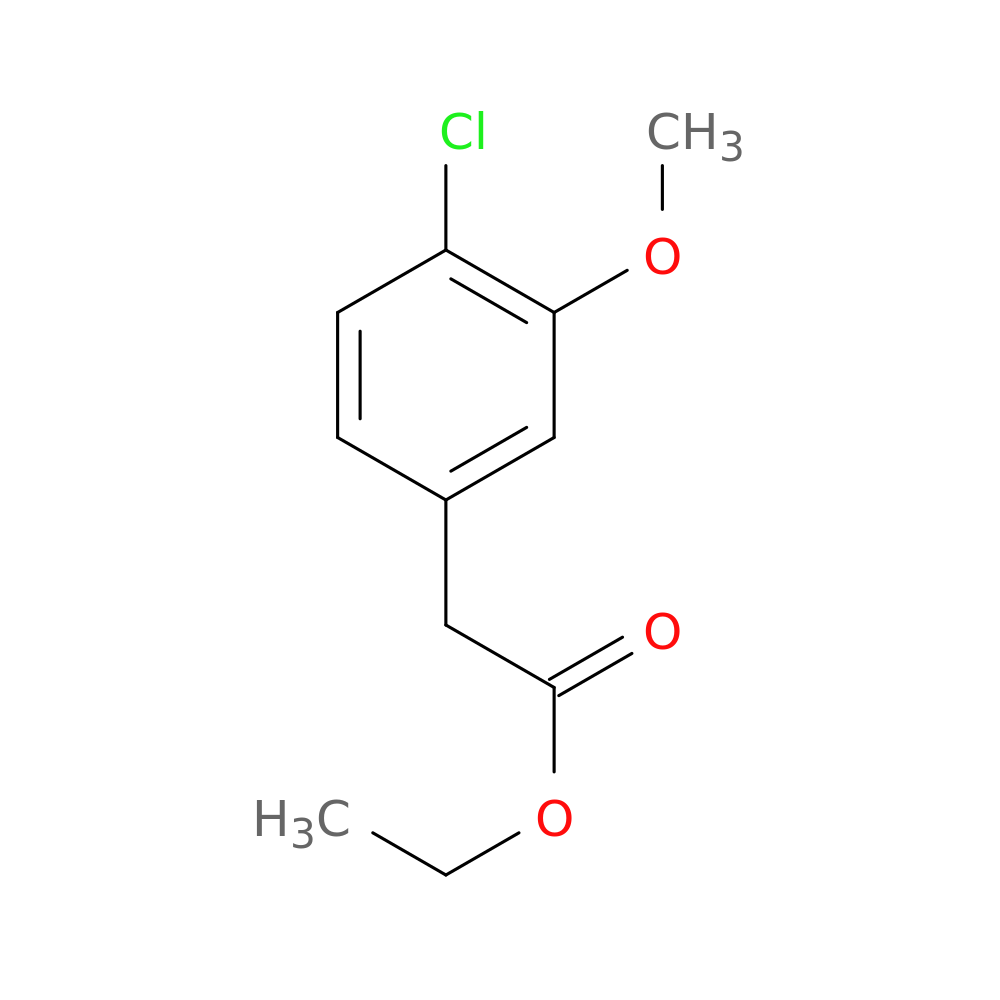 ethyl 2-(4-chloro-3-methoxyphenyl)acetate