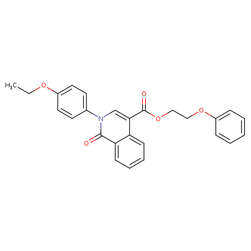 2-phenoxyethyl 2-(4-ethoxyphenyl)-1-oxo-1,2-dihydroisoquinoline-4-carboxylate