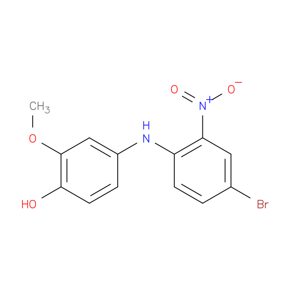 4-((4-Bromo-2-nitrophenyl)amino)-2-methoxyphenol