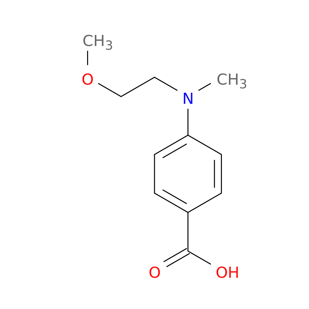 4-[(2-methoxyethyl)(methyl)amino]benzoic acid