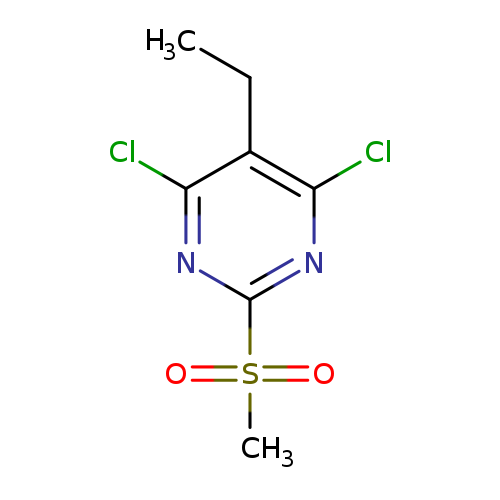 Pyrimidine, 4,6-dichloro-5-ethyl-2-(methylsulfonyl)-