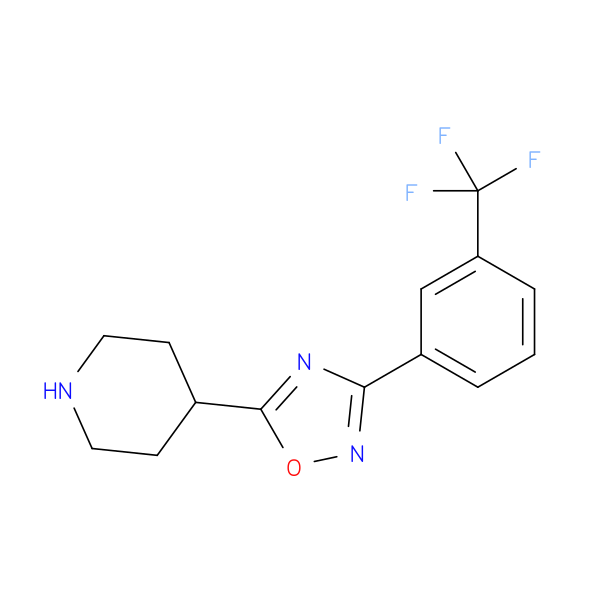 4-(3-[3-(Trifluoromethyl)phenyl]-1,2,4-oxadiazol-5-yl)piperidine