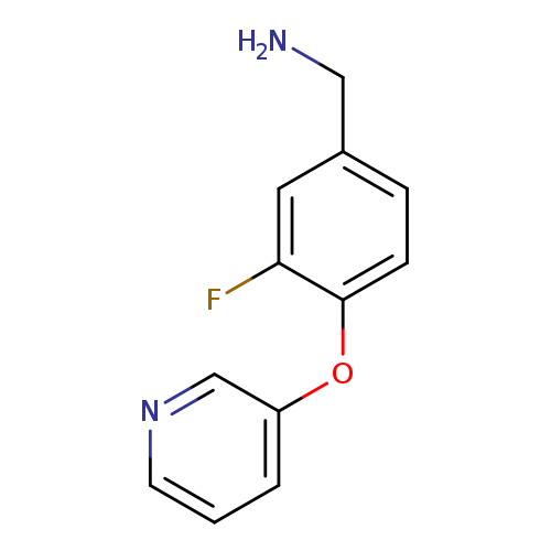 [3-Fluoro-4-(pyridin-3-yloxy)phenyl]methanamine