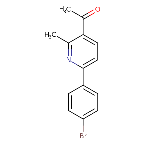 1-(6-(4-BROMOPHENYL)-2-METHYLPYRIDIN-3-YL)ETHANONE