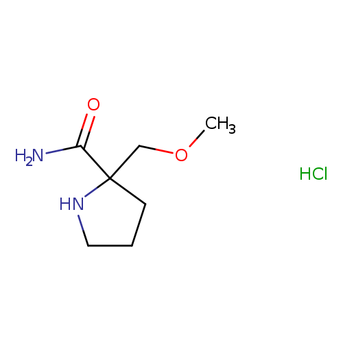 2-(methoxymethyl)pyrrolidine-2-carboxamide hydrochloride