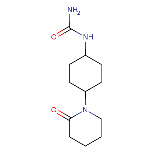 [4-(2-oxopiperidin-1-yl)cyclohexyl]urea