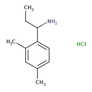 [1-(2,4-dimethylphenyl)propyl]amine hydrochloride