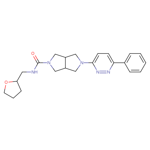 N-[(oxolan-2-yl)methyl]-5-(6-phenylpyridazin-3-yl)-octahydropyrrolo[3,4-c]pyrrole-2-carboxamide