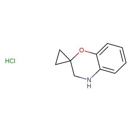 3,4-dihydrospiro[1,4-benzoxazine-2,1'-cyclopropane] hydrochloride