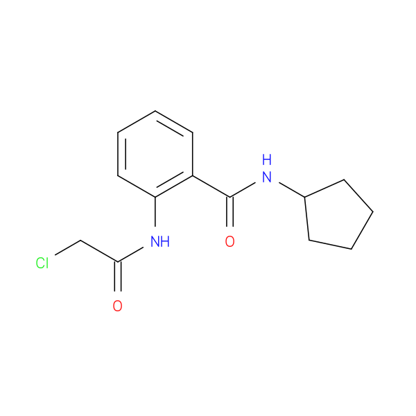 2-(2-chloroacetamido)-N-cyclopentylbenzamide