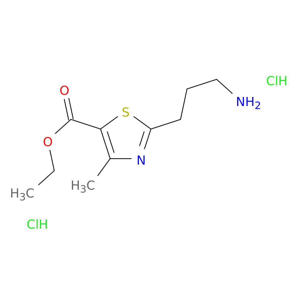 ethyl 2-(3-aminopropyl)-4-methyl-1,3-thiazole-5-carboxylate dihydrochloride