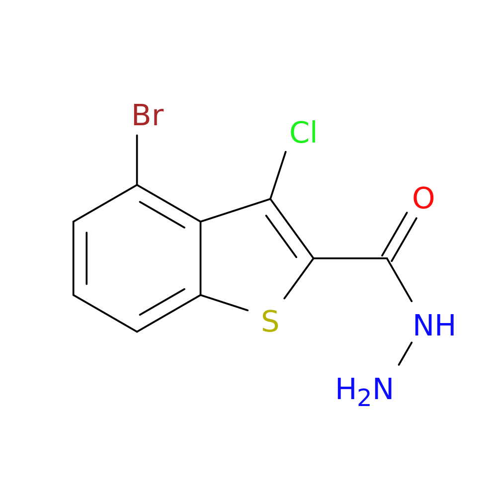 4-Bromo-3-chloro-1-benzothiophene-2-carbohydrazide